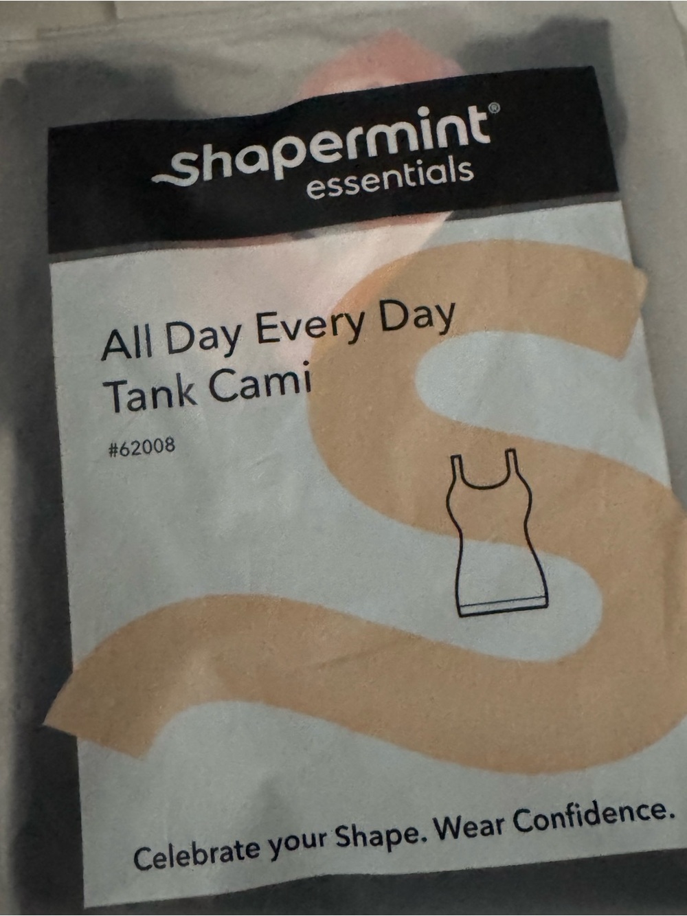 Clothing packaging (tank cami)